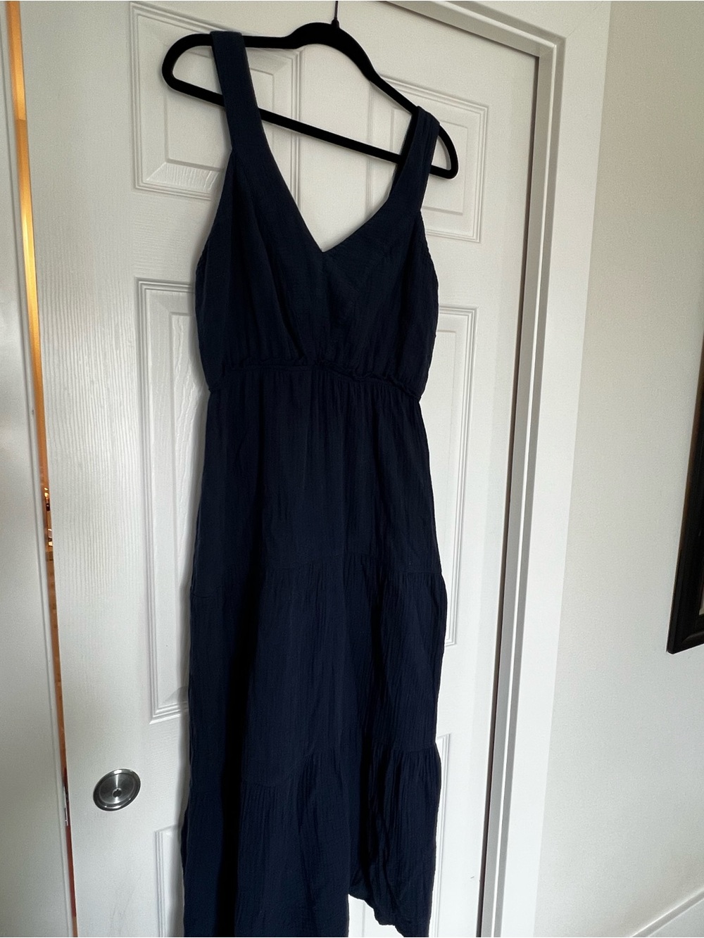 Steve Madden Navy V-Neck Maxi Dress